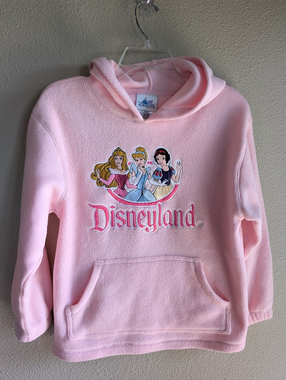Disney Pink Girls' Disneyland Princess Pullover Hoodie